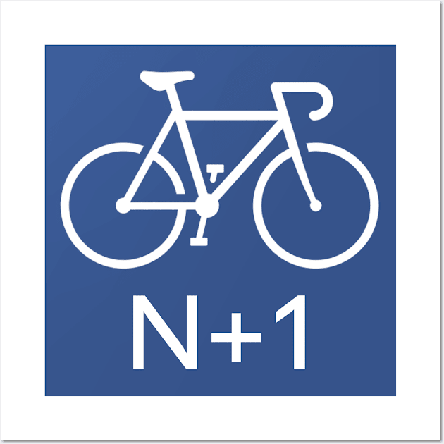 N+1 Bike Wall Art by esskay1000